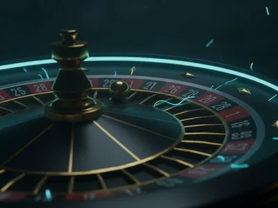 Altın toplu rulet çarkı yakın plan